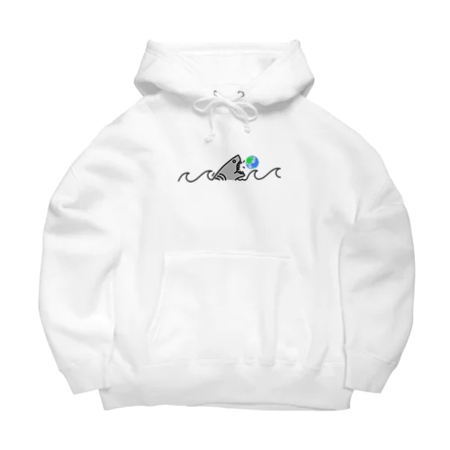 食いしん坊なサメ Big Hoodie