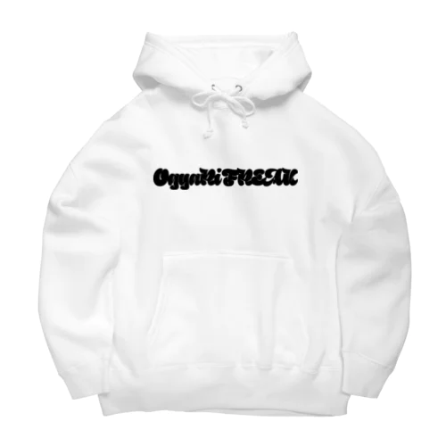OgyaRi FREAK Foodie White Big Hoodie