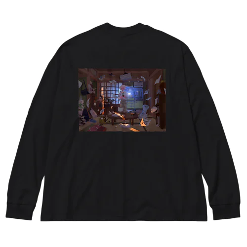 台風の中心の彼女 Big Long Sleeve T-Shirt