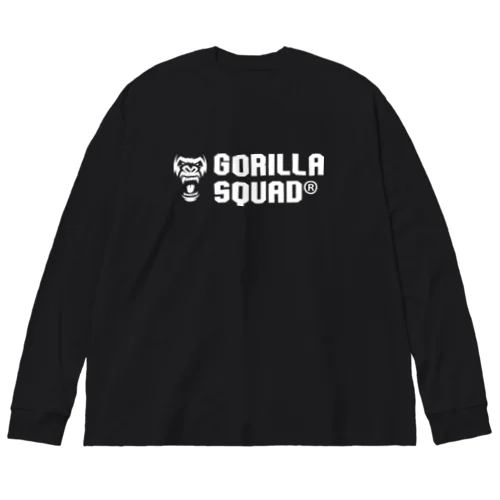 GORILLA SQUAD ロゴ白 Big Long Sleeve T-Shirt