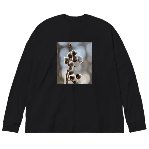 【人気シリーズ】サロベツで雪の妖精シマエナガ Big Long Sleeve T-Shirt