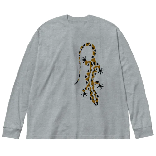 茶色のトカゲ Big Long Sleeve T-Shirt