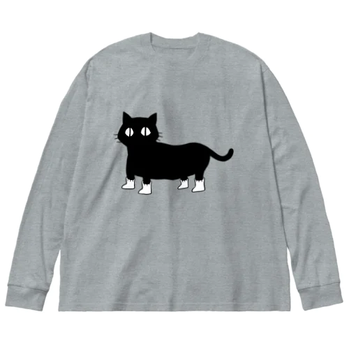 くつ下をはいたネコ Big Long Sleeve T-Shirt