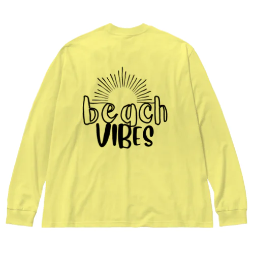 Beach Vibes Big Long Sleeve T-Shirt