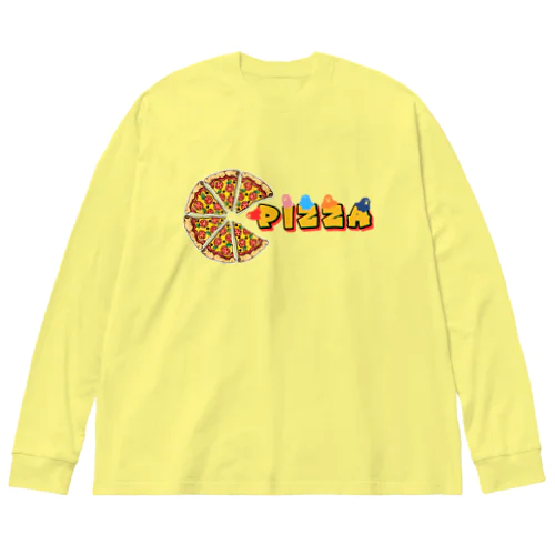 アーケードゲーム風pizza Big Long Sleeve T-Shirt