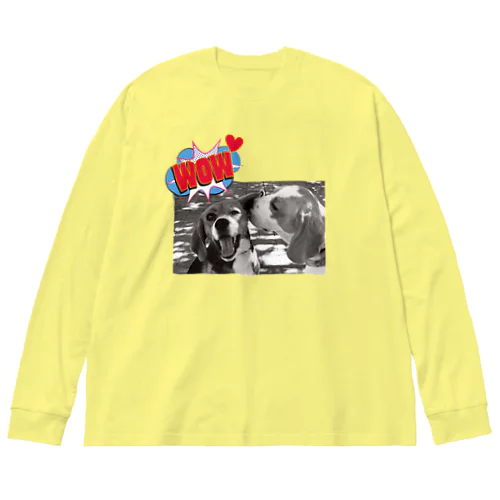 バーニー＆コロン★ビーグルKISS Big Long Sleeve T-Shirt