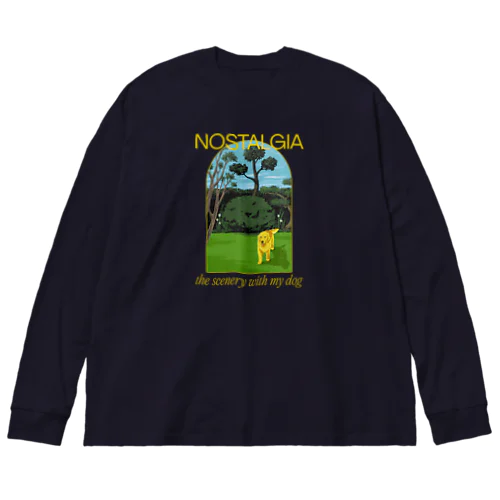 犬といた光景 Big Long Sleeve T-Shirt