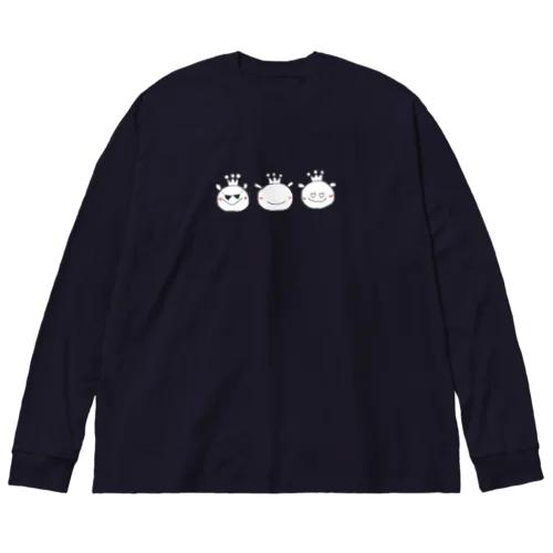 3匹のおうさまくん Big Long Sleeve T-Shirt