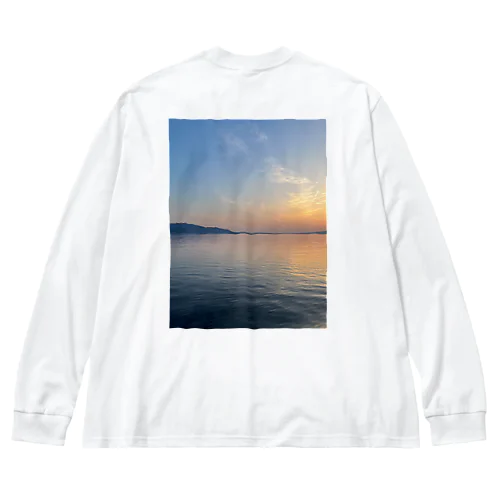 さざ波 Big Long Sleeve T-Shirt