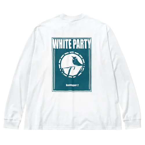 ホワイトパーティー2025 シャツ 青 Big Long Sleeve T-Shirt