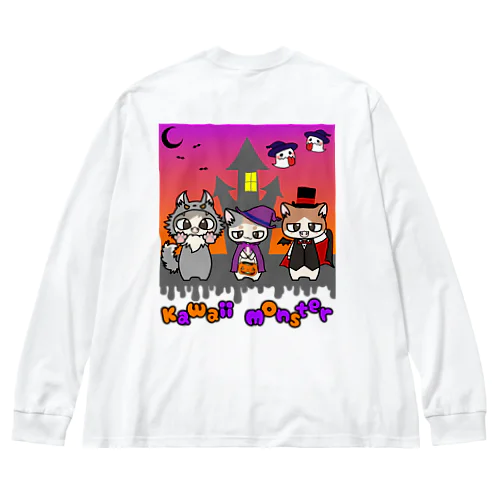 【カラー】はろうぃん Big Long Sleeve T-Shirt