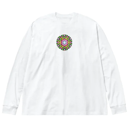 開運マンダラ Big Long Sleeve T-Shirt