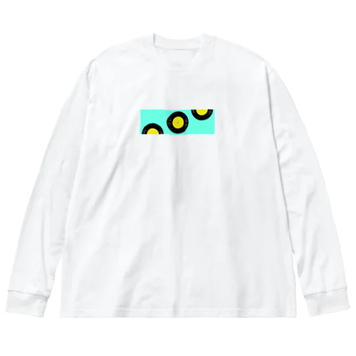 Vinyl Pattern Big Long Sleeve T-Shirt