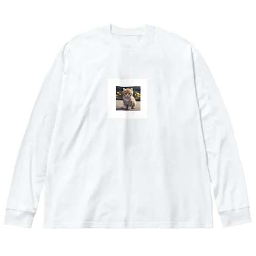 猫猫 Big Long Sleeve T-Shirt