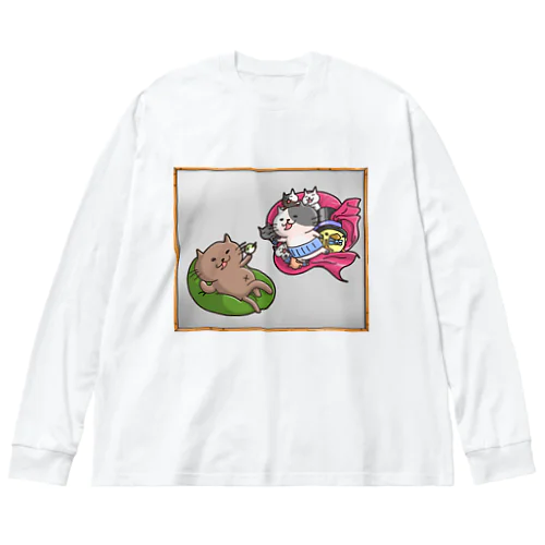 にゃん地創造だにゃん(額縁付き) Big Long Sleeve T-Shirt