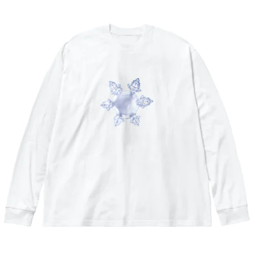 水の結晶 Big Long Sleeve T-Shirt