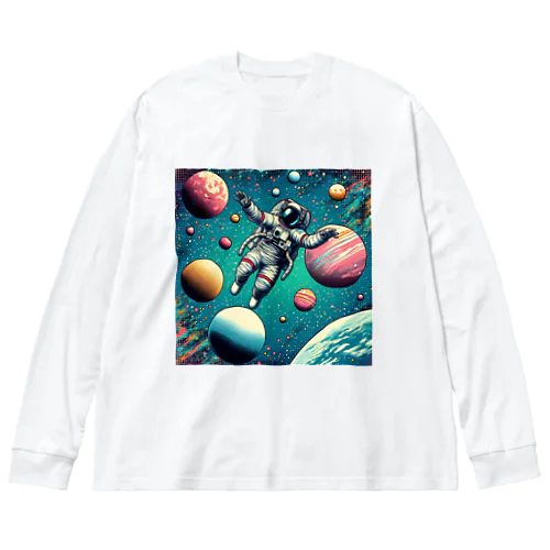 惑星間の航路：宇宙の冒険 Big Long Sleeve T-Shirt