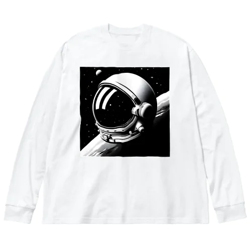 宇宙飛行士の眼差し Big Long Sleeve T-Shirt