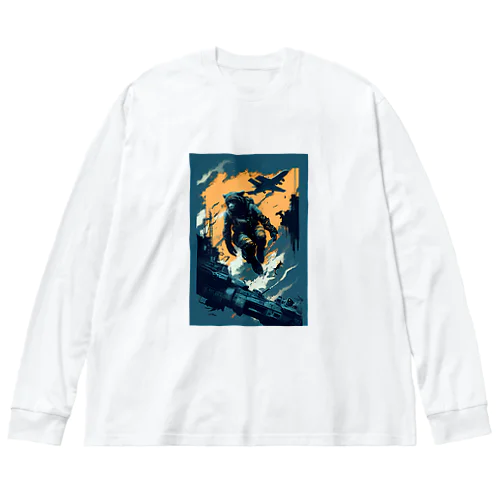 宇宙冒険さるかいな Big Long Sleeve T-Shirt