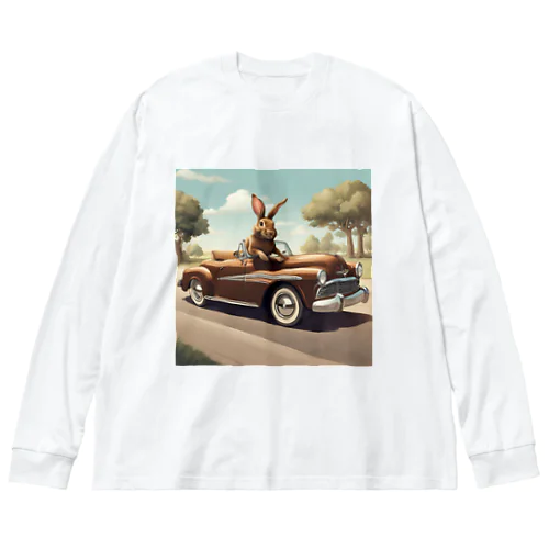 アメ車うさぎ Big Long Sleeve T-Shirt