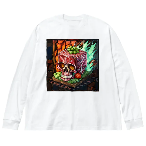スカル＆ミート Big Long Sleeve T-Shirt