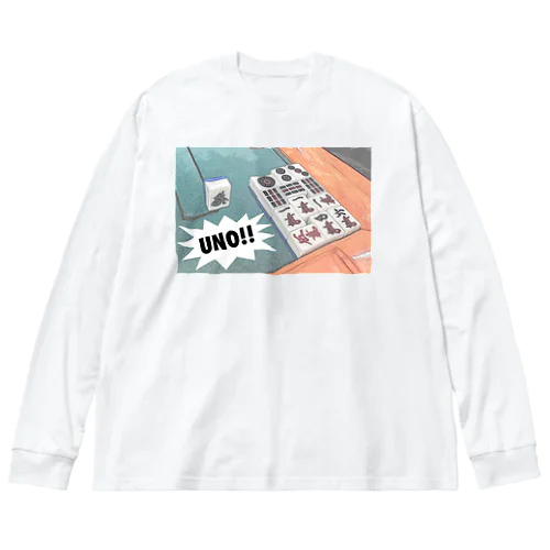 麻雀-UNO‼︎ Big Long Sleeve T-Shirt