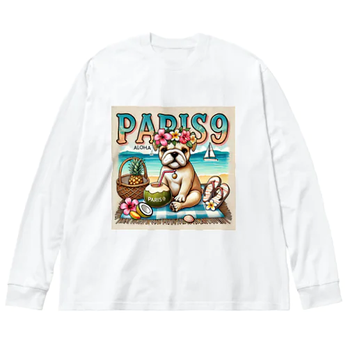 PARIS9 - ALOHA CHILL - No.4 Big Long Sleeve T-Shirt