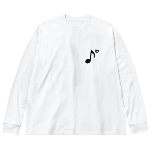 Note & Love Big Long Sleeve T-Shirt
