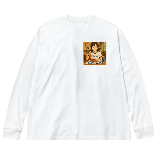 ASTROATTACK　ナポリやタンソース飛び Big Long Sleeve T-Shirt