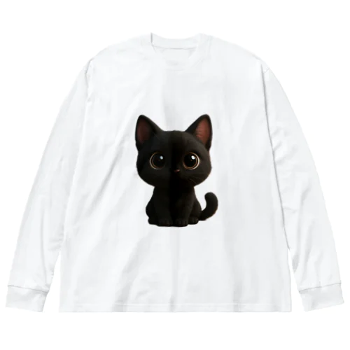 Noir Big Long Sleeve T-Shirt
