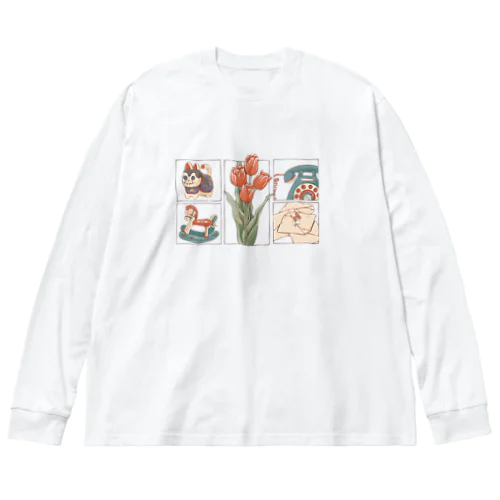 チューリップと愉快な仲間たち Big Long Sleeve T-Shirt