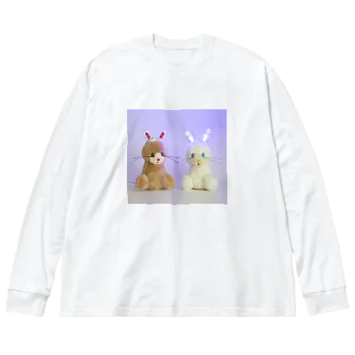 ペヘモリッケの お耳ひかるちゃん（青） Big Long Sleeve T-Shirt