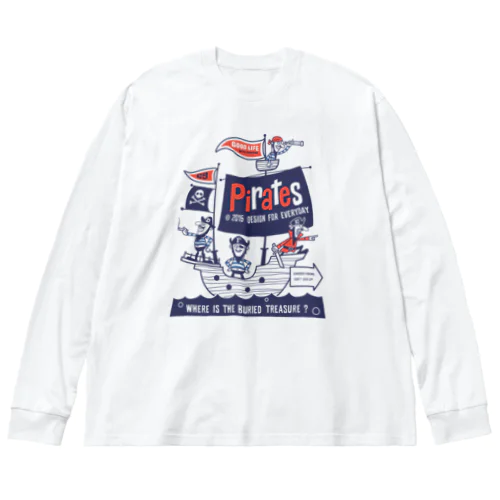 海賊船 Big Long Sleeve T-Shirt
