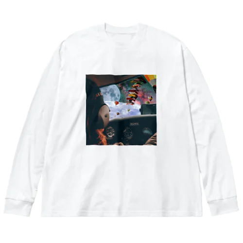 宇宙探索 Big Long Sleeve T-Shirt