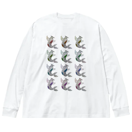Rising Carp Big Long Sleeve T-Shirt
