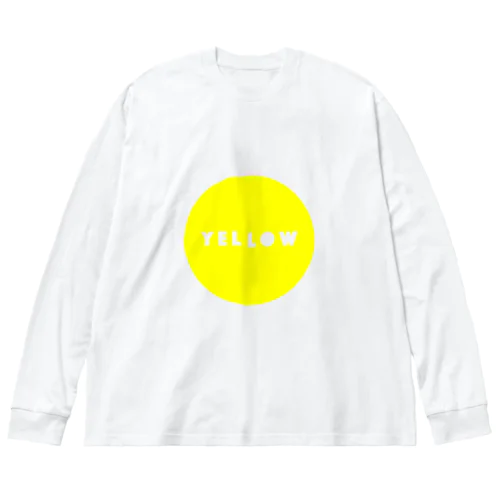 CIRCLE YELLOW. Big Long Sleeve T-Shirt