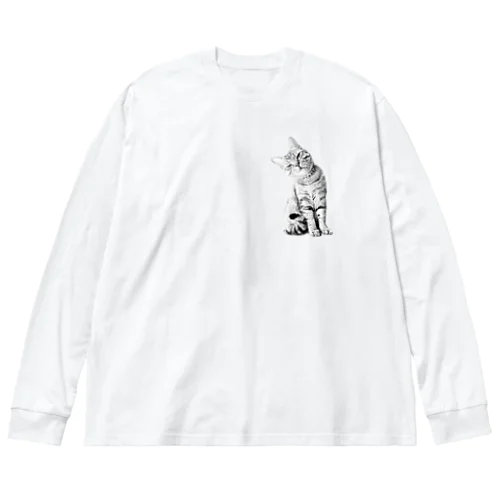 モノクロニャンコ Big Long Sleeve T-Shirt
