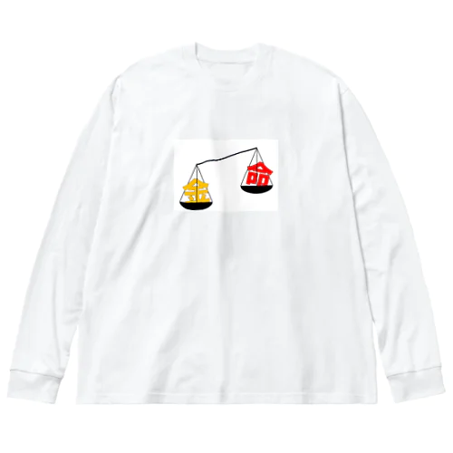 金は命より重い Big Long Sleeve T-Shirt