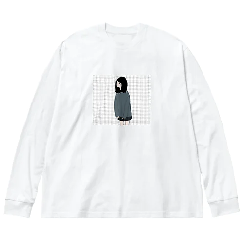 疲れた女子高生。 Big Long Sleeve T-Shirt