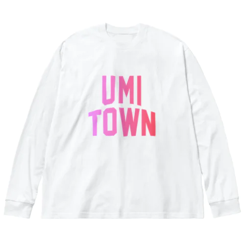 宇美町 UMI TOWN Big Long Sleeve T-Shirt