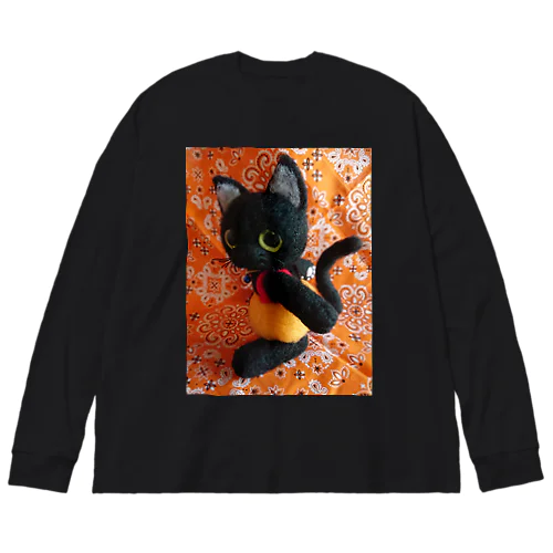かぼちゃパンツの黒猫さん Big Long Sleeve T-Shirt