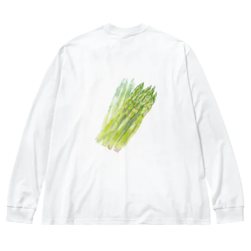 ベジタブルT（アスパラガス） Big Long Sleeve T-Shirt