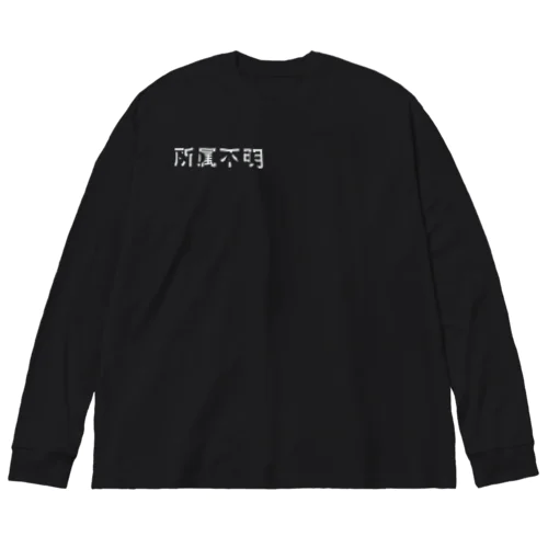 ロングT　反転 Big Long Sleeve T-Shirt