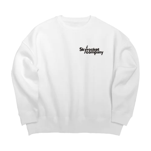 【ホワイト×スカロケロゴ】ビッグシルエットスウェット Big Crew Neck Sweatshirt