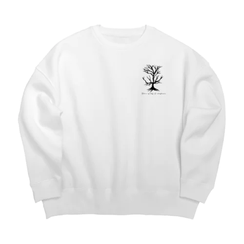 Three marks of existence Big Crew Neck Sweatshirt