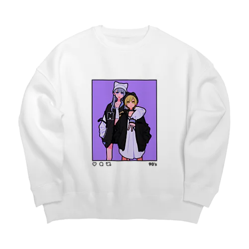 90's Girls Big Crew Neck Sweatshirt