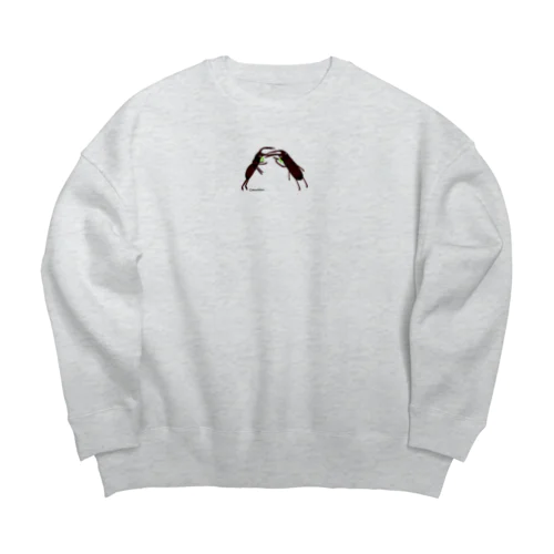 クワレス Big Crew Neck Sweatshirt