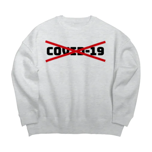 コロナウイルスチャリティーアイテム Big Crew Neck Sweatshirt