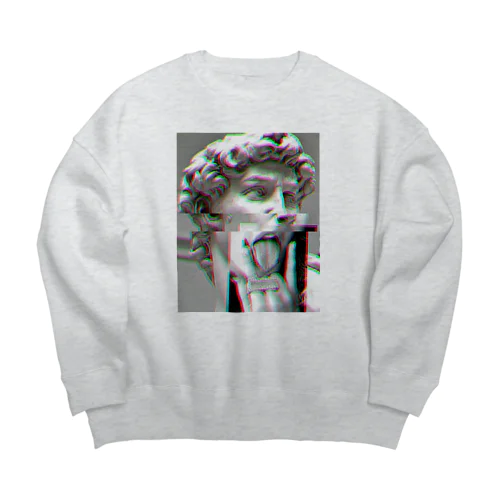 nope Big Crew Neck Sweatshirt