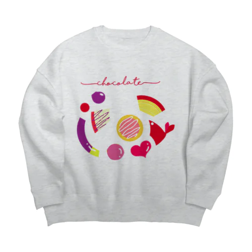 アップルベリー Big Crew Neck Sweatshirt